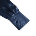 ZANZEA Muslimah Women Muslim V Neck Belt Long Sleeve Plain Satin Party Maxi Dress.