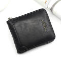 Stylish Men wallet Sleek Multi-functional Compact Money bag Fashion PU soft leather wallet for use Travel accessory Business.
