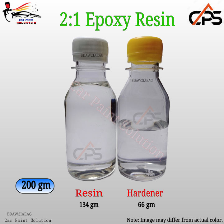 2:1 Clear Epoxy Resin With Hardener - 200 gm, Epoxy Resin, Resin, 200 gm Epoxy Resin