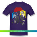 Men Shin Megami Tensei Funny Anime Black T-Shirt Persona Protagonists With S Pure Cotton Tees Harajuku Daily life. 
