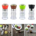 Seasoning Bottle Pepper Grinder Seasoning Pepper Mill Manual Grinder Bottle Kitchen Spice Grinder Tools Kitchen Accessories-green. 