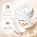 BIOAQUA Rice Raw Pulp Sleeping Mask Replenish Brighten Strengthen Skin Barrier Moisturizing Nourishing Mask- 100g.