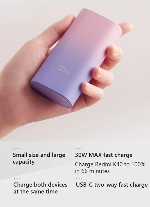Cuktech%20ZMI%20QB818%2010000mAh%20Dual%20USB%20Fast%20Charging%20Power%20Bank%20with%20Dual%20Plug%20Type%20C%20-%20Image%205