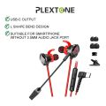 Plextone Mowi Rx Dual Microphone Gaming Earphone Black - Headphone. 