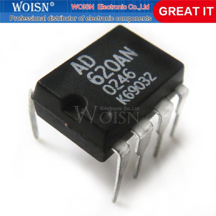 5pcs AD620ANZ AD620AN AD620 DIP-8 | Daraz.com.bd