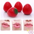 Strawberry Shape Lip Balm For Softer Lips Pink. 