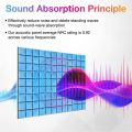 Wall Soundproofing Material 6/12/24 Pcs Acoustic Foam Sound Insulation Panels Mushroom Studio Soundproofing Wedge Tiles For Home. 