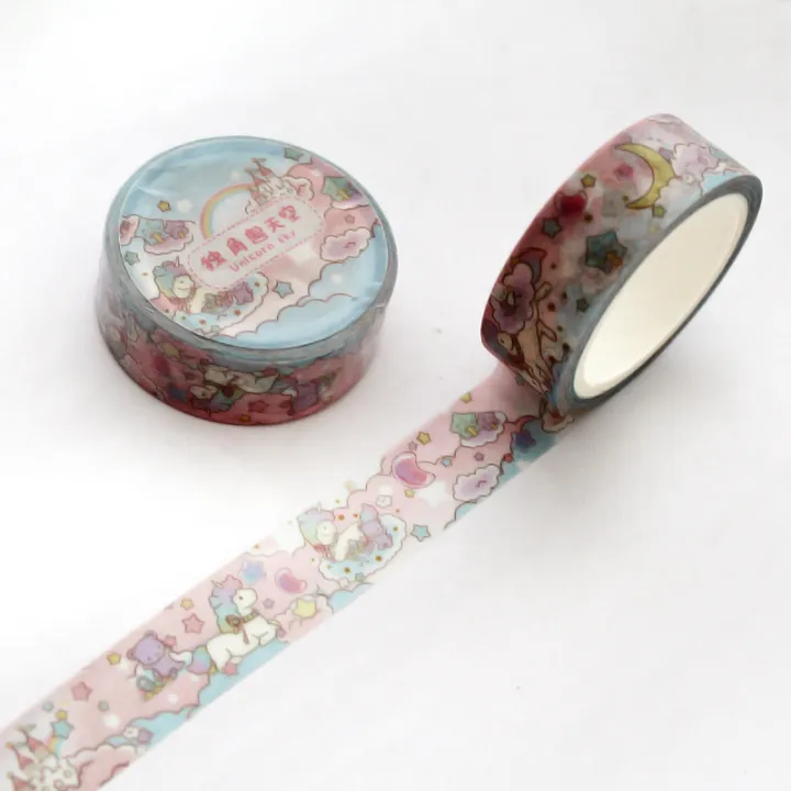 Creative%20lovely%20girl's%20heart%20Washi%20Tape%20Kawaii%20Pink%20Unicorn%20Sky%20Adhesive%20Tape%20DIY%20Scrapbooking%20Sticker%20Label%20Masking%20Tape%20-%20Image%207