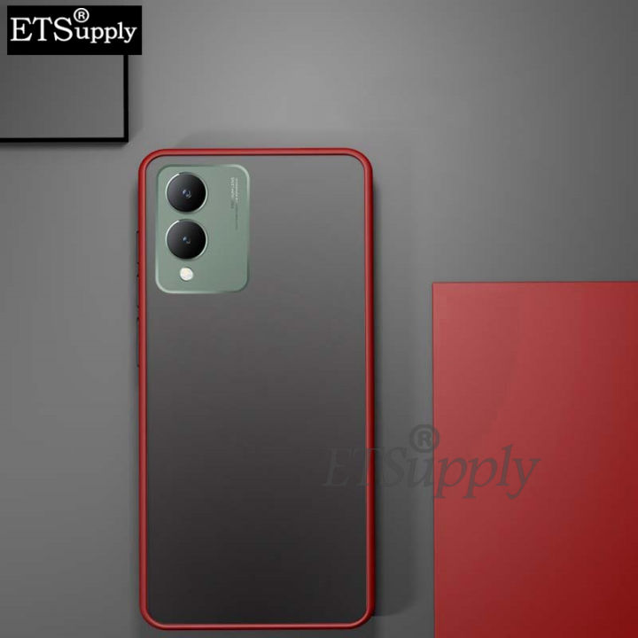 Phone%20case%20Vivo%20Y17S%20Shockproof%20Scrub%20Matte%20Transparent%20Soft%20edge%20Silicone%20Frame%20Hard%20Clear%20Back%20Cover%20Vivo%20Y17S%20case%20-%20Image%205