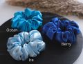 3 Pcs  helpful  Silk Scrunchie Hair Band Bracelet Set For Grils. 