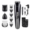 Kemei KM-600 Kemei Multifunction 11 in 1 Titanium Blade Hair Trimmer For Men - Black. 