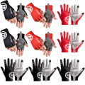 Anti Slip Full Finger Gloves Road Mountain Bike Gloves Ice Silk Bike Gloves Breathable Sun-proof Fitness Gloves for Cycling. 