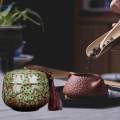 Ceramic Tea Canister Porcelain Ginger Jar Decor Table Centerpiece Coffee Storage Ports Jars Food Container for Restaurant Housewarming Hotel. 