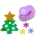 Different Size Snowflake Shaped Craft Punch Child Diy Tools Paper Cutter Eva Scrapbook Christmas Snow Hole Puncher. 