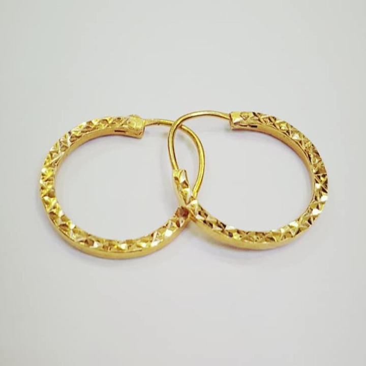 Roung Citygold Earrings Golden Hoop Earrings, Round Small Hoop Earrings for Women Girls Golden Plated Jewelry.