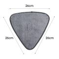 10PCS Triangle Microfiber Cloth Dust Mop Replacement Head Pads Large Glass Cleaning Microfiber Sweeping Rags Floor Clean Tool. 