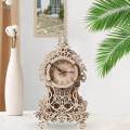 Wall Clock 3D Wooden Puzzle DIY Wall Clock for Adults and Kids Unique Gifts.
