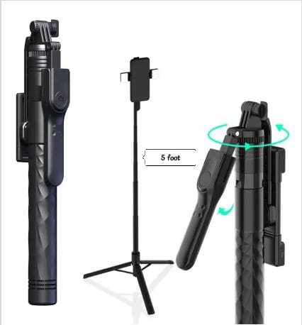 Latest%20New%20Product%20Handheld%20Stabilizing%20K28%20SELFIE%20STICK%20TRIPOD%20(5%20Foot)%20%20360%20degrees%20Rotation%20with%20remote%20-%20Image%203