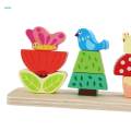 Stacking Blocks Birthday Gifts Puzzles Pillar Blocks Matching Set for Kids Children Toddlers.