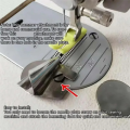 ARELENE 3mm-10mm Sewing Rolled Hemmer Foot Sewing Machine Presser Foot DIY Crafts Hemming Puller Accessories.