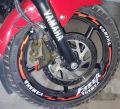 FAZER | YAMAHA FAZER | V2 | YAMAHA | Wheel Rim Stickers |  FAZER Rim sticker | Bike sticker || Bike full set Sticker- ( Waterproof & Premium quality) | customize sticker |. 