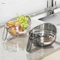 Rice Washer Strainer Bowl Kitchen Colander Bowl for Cleaning Beans Washing. 