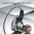 In-Ear Monitor Headphones In-Ear Monitor Headphones Noise Isolation Wired In-Ear Headphones For Singers Drummers Musicians. 