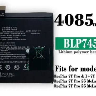 OnePlus BLP745 4085 mAh Mobile Battery for OnePlus 7T Pro / 1+7T Pro