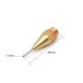 Glue Gun Nozzle 1.0x40mm 1.5x45mm Small Aperture Needle Cooper Nozzle Hot Melt Glue Gun Replaceable Accessories. 