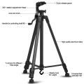 3388 1.3m Portable Phone Live Selfie Tripod DV SLR Camera Stand (Black). 
