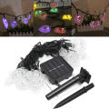 Solar 8-mode 20LED heart-shaped decorative light.