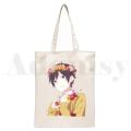 Japanese Horimiya Hori San To Miyamura Kun Anime Handbags Shoulder Bags Casual Shopping Girls Handbag Women Elegant Canvas Bag. 