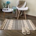 Cotton Soft Tassel Home Carpets for Living Room Bedroom Decorate Carpet Floor Door Mat Nordic LinenArea Rug Mats. 