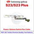 Samsung galxay S23/S23 Plus Power on / off Switch Button Side Volume Up Down Buttons Flex Cable Replacement Parts. 