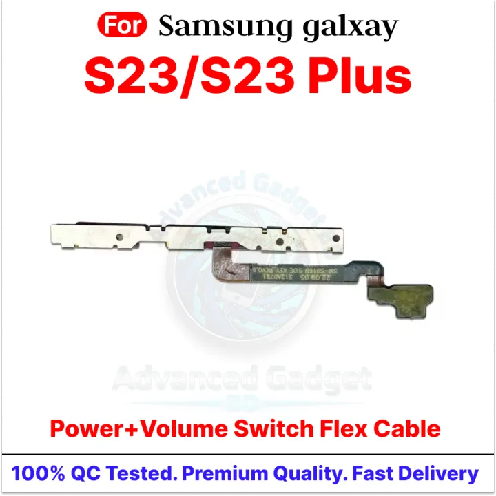 Samsung%20galxay%20S23/S23%20Plus%20Power%20on%20/%20off%20Switch%20Button%20Side%20Volume%20Up%20Down%20Buttons%20Flex%20Cable%20Replacement%20Parts%20-%20Image%203