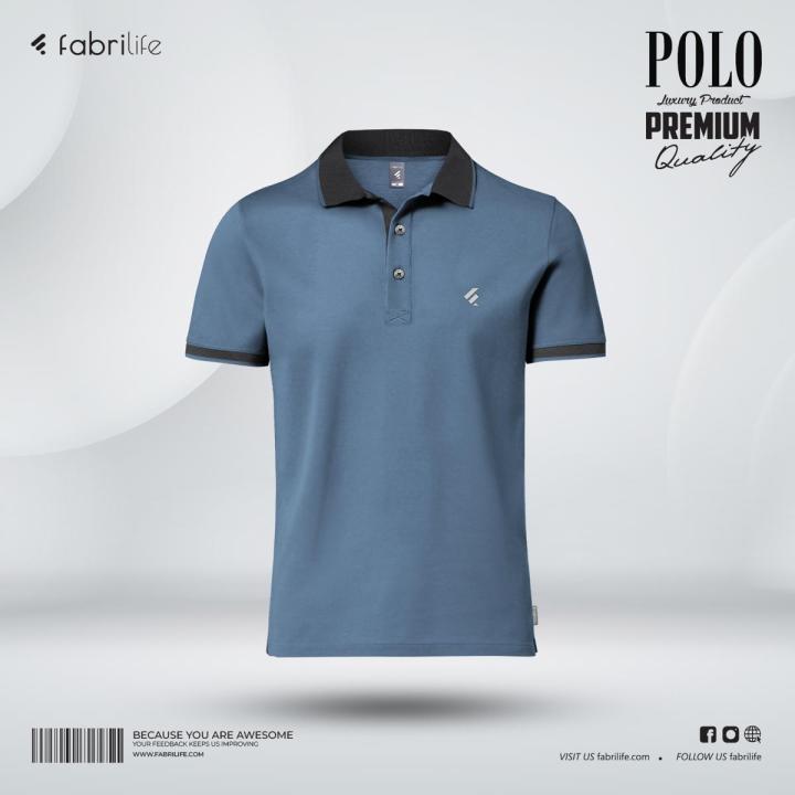 Fabrilife Knitted Cotton Polo - Stellar