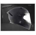 Vega Bolt Matt Black Flower Face Helmet with Dual Certification.. 