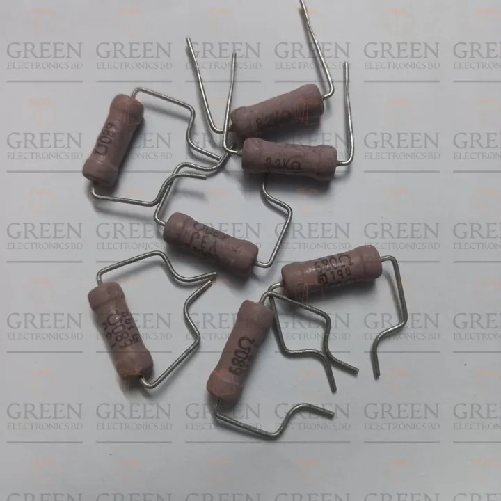 5Pcs%203W%20680%20Ohm%20Resistor%20Metal%20Oxide%20Film%20Resistors%20Flameproof%20Power%203%20Watt%20680%20Ohm%20Metal%20Oxide%20Resistors%205%25%20Tolerance%20Passive%20Components%20-%20Image%206