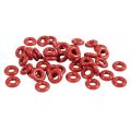 50Pcs Silicone O Ring Seal Sealing Gasket 3Mm X 8Mm X 2.5Mm & 30Pcs 2.5Mm X 6.5Mm X 2Mm Rubber O Rings for Fishing. 