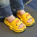 Summer Aged 2-10 Children Slippers Kids Cartoon Duckling Beach Sandal Boys Girls Flip Flops Soft Non-Slip Bathroom Home Shoes. 