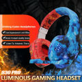 830Pro Gaming Headsets Gamer Headphones Surround Sound Stereo Wired Earphones USB Microphone Colourful Light PCLaptop with Portability Geartronic.