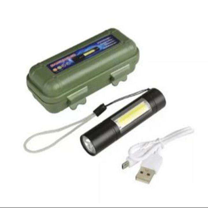 Usb রিচার্জেবল 3 মোড পাওয়ার মিনি led টর্চলাইট টর্চ - torch light