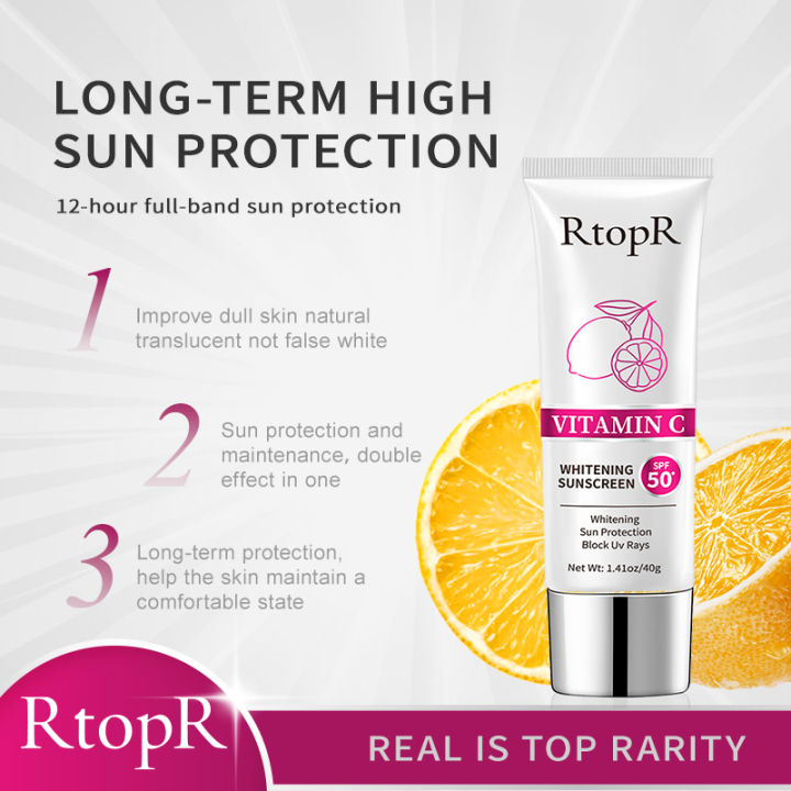 RtopR%20Sunblock%20SPF%2050+%20with%20Vitamin%20C%20-%20Waterproof%20Sunscreen%20for%20UV%20Protection%20-%2040g%20-%20Image%204