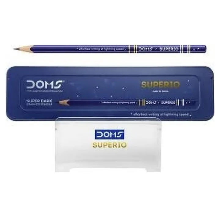 DOMS%20Superio%20Non-Toxic%20Super%20Dark%20Graphite%20Pencils(10pcs)%20-%20Image%202