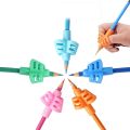 3Pcs/lot Pencil Handle Grips pen Holder Grip for Kids Hand writing Aid Trainer Posture Correction Pen Finger Holder. 