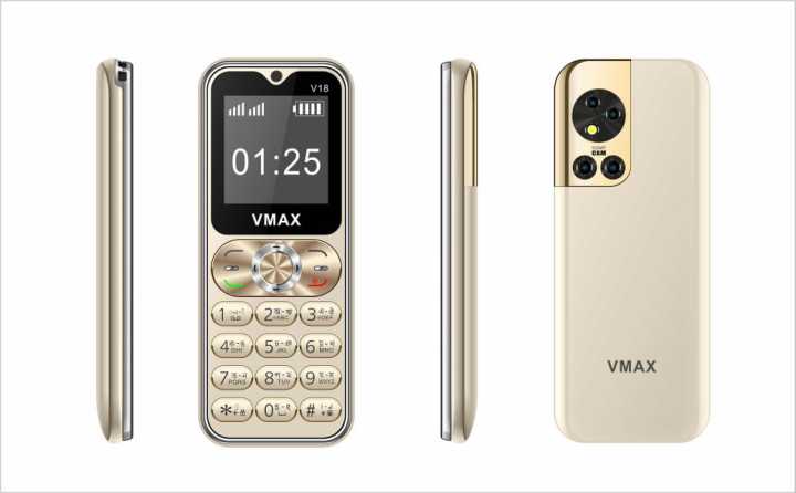 vmax v18 card and feature phone