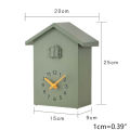 Yesurprise Modern Cuckoo Wall Clock Fashion Creative Pendulum Clocks Bird House Battery Powered Cuckoo Wall Clock For Living Room Kitchen.