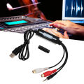 USB 2.0 Sound Capture Card Professional Left Right Channel Sound Capture Device for Tape for CD. 