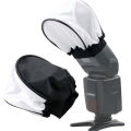 Universal Soft Camera Flash Diffuser Softbox For Speedlight Reflective Cover.