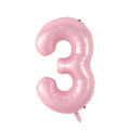Pink Happy Birthday Foil Balloons Princess Party Decorations Adult Kids Girl 1 2 3 4 5 6 7 8 9 10 15 25 30 35 40 50 60 Year Old LaoXzhongX. 
